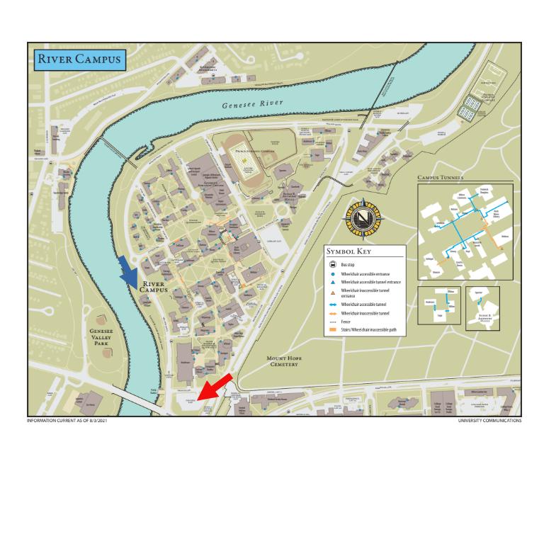 Map of UR River Campus